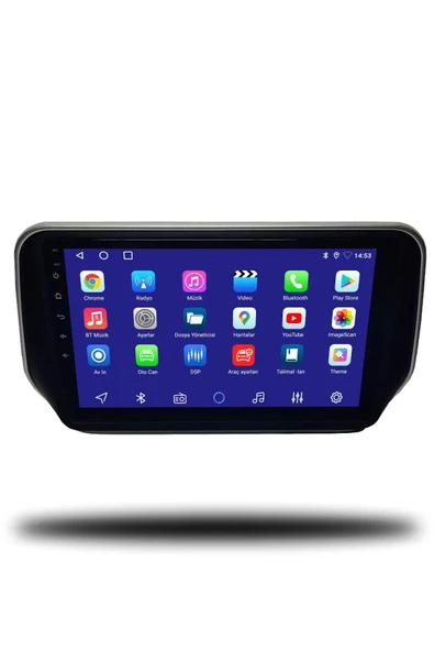 OSKODI Hyundai Santa FE IX45 2018-2022 Uyumlu Android Multimedya + CarPlay + 4GB RAM + 64GB Hafıza - Resim 2