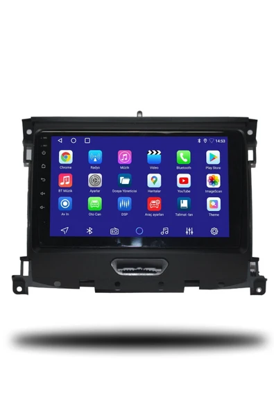 OSKODI Ford Ranger 2016-2022 Uyumlu Android Multimedya + CarPlay + 4GB RAM + 64GB Hafıza - 2