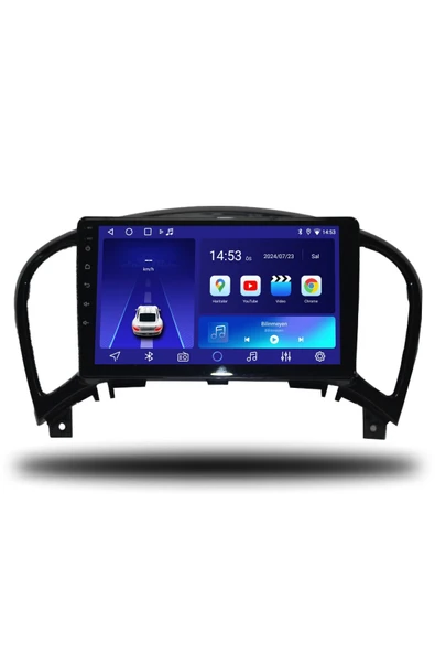 OSKODI Nissan Juke 2011-2018 Uyumlu Android Multimedya + CarPlay + 4GB RAM + 64GB Hafıza - 1
