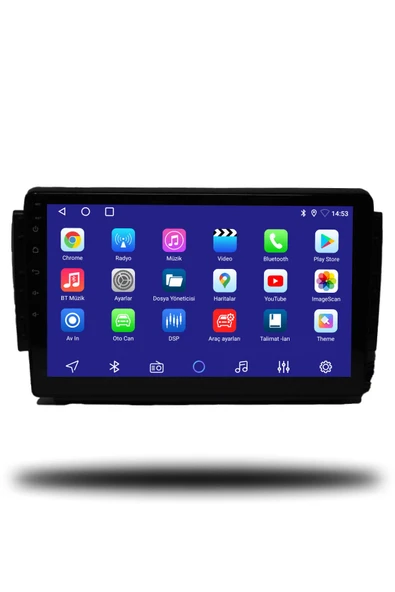 OSKODI Peugeot 208 2012-2020 Uyumlu Android Multimedya + CarPlay + 4gb RAM + 64gb Hafıza - Resim 2