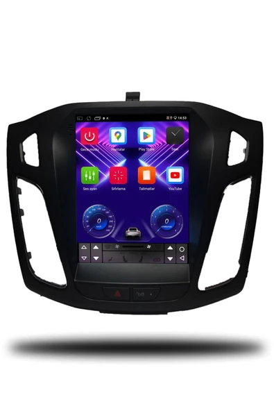 OSKODI Ford Focus 3-4 Tesla 2012-2017 Uyumlu Android Multimedya + CarPlay + 4GB RAM + 64GB Hafıza - Resim 2