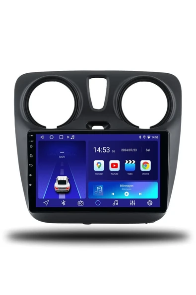 OSKODI Dacia Dokker 2012-2022 Uyumlu Android Multimedya + CarPlay + 4GB RAM + 64GB Hafıza ürün görseli 1