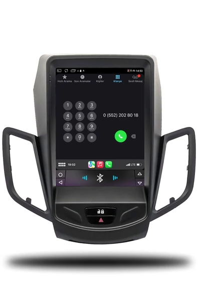 OSKODI Ford Fiesta Tesla 2009-2012 Uyumlu Android Multimedya + CarPlay + 4GB RAM + 64GB Hafıza - Resim 4