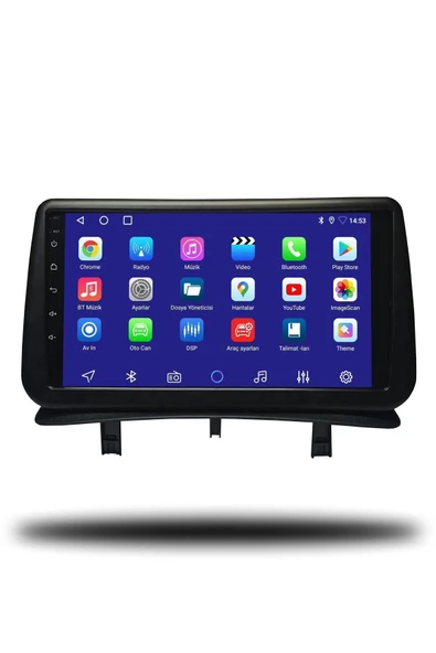 OSKODI Renault Clio 3 2005-2011 Uyumlu Android Multimedya Carplay 4gb Ram 64gb Hafıza - Resim 2