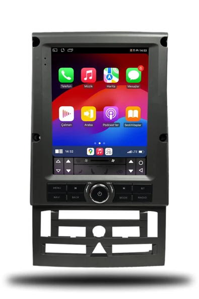 OSKODI Peugeot 407 Tesla 2004-2011 Uyumlu Android Multimedya + CarPlay + 4GB RAM + 64GB Hafıza - Resim 3