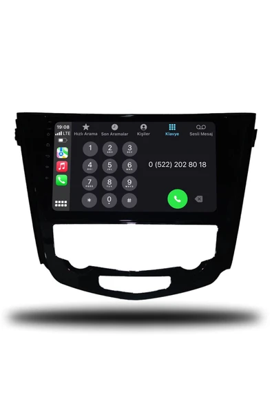 OSKODI Nissan X-Trail 2014-2021 Dijital Klima Uyumlu Android Multimedya + CarPlay + 4GB RAM + 64GB Hafıza - 4