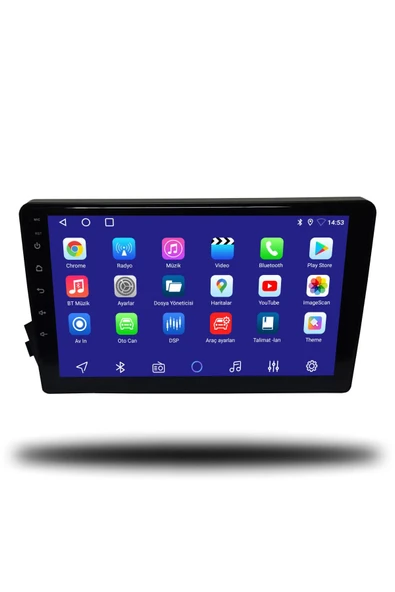 OSKODI Ssangyong Actyon 2006-2012 Uyumlu Android Multimedya + CarPlay + 4GB RAM + 64GB Hafıza - 2