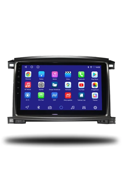 OSKODI Land Cruiser 2003-2007 Uyumlu Android Multimedya + Carplay + 4gb Ram + 64gb Hafıza - 2