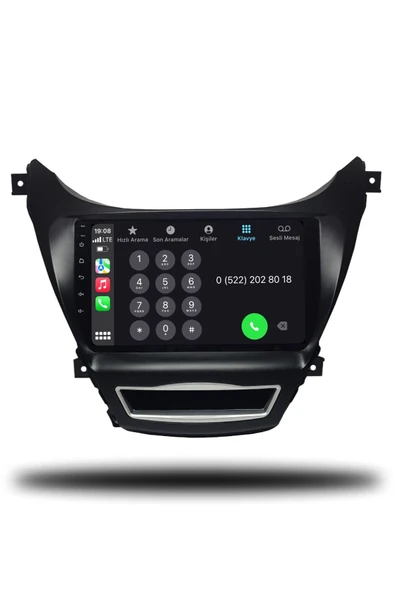 OSKODI Hyundai Elantra 2016 Uyumlu Android Multimedya + CarPlay + 4GB RAM + 64GB Hafıza - Resim 4