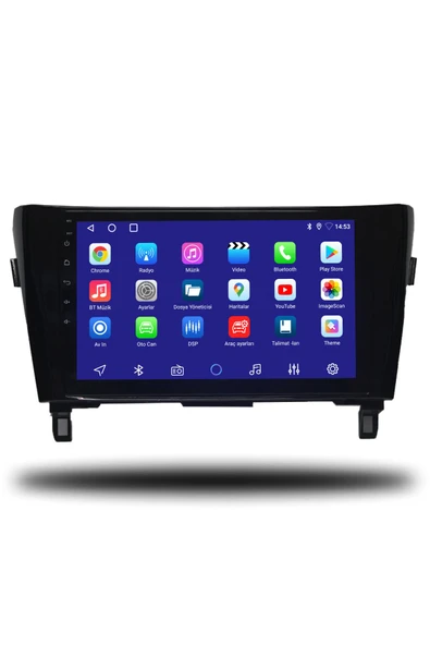 OSKODI Qashqai 2013-2021 Uyumlu Android Multimedya Carplay 4gb Ram 64gb Hafıza - 2