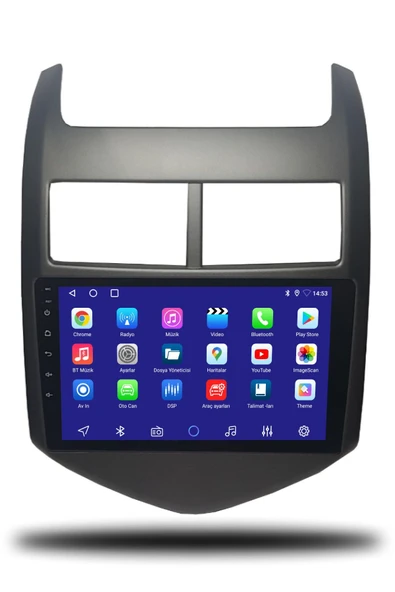 OSKODI Chevrolet Aveo 2012-2018 Uyumlu Andorid Multimedya + CarPlay + 4GB RAM + 64GB Hafıza - Resim 2