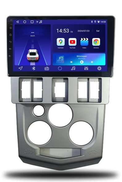 OSKODI Dacia Logan 2004-2008 Uyumlu Android Multimedya + CarPlay + 4GB RAM + 64GB Hafıza