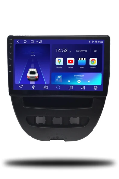 OSKODI Citroen C1 2007-2013 Uyumlu Android Multimedya + CarPlay + 4GB RAM + 64GB Hafıza ürün görseli
