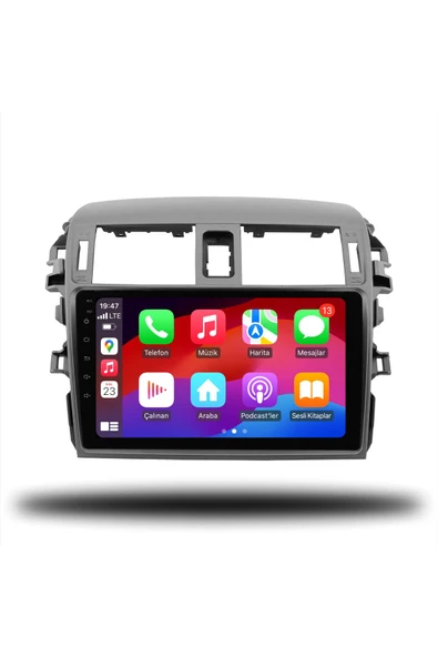 OSKODI Corolla 2007-2012 Uyumlu Android Multimedya + CarPlay + 4GB RAM + 64GB Hafıza - Resim 3