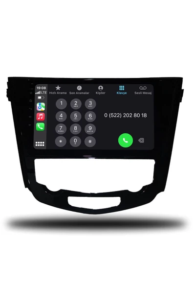 OSKODI Nissan Qashqai 2014-2021 Dijital Klima Uyumlu Android Multimedya + CarPlay + 4GB RAM + 64GB Hafıza - Resim 4