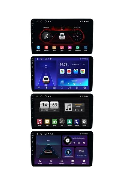 OSKODI Ford Ranger 2016-2022 Uyumlu Android Multimedya + CarPlay + 4GB RAM + 64GB Hafıza - 7