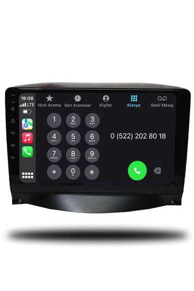 OSKODI Peugeot 207 2006-2012 Uyumlu Android Multimedya + CarPlay + 4GB RAM + 64GB Hafıza - Resim 4