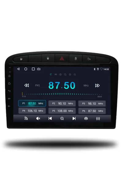 OSKODI Peugeot 308 2007-2013 Uyumlu Android Multimedya + CarPlay + 4GB RAM + 64GB Hafıza - 5