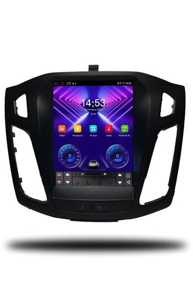 OSKODI Ford Focus 3-4 Tesla 2012-2017 Uyumlu Android Multimedya + CarPlay + 4GB RAM + 64GB Hafıza ürün görseli 1