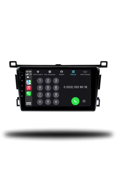 OSKODI Rav4 2013-2018 Uyumlu Android Multimedya   CarPlay + 4GB RAM + 64GB Hafıza - 4