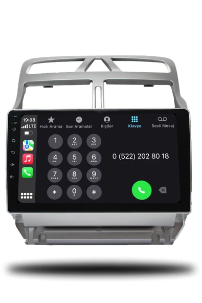 OSKODI Peugeot 307 2001-2008 Uyumlu Android Multimedya + CarPlay + 4GB RAM + 64GB Hafıza - Resim 4