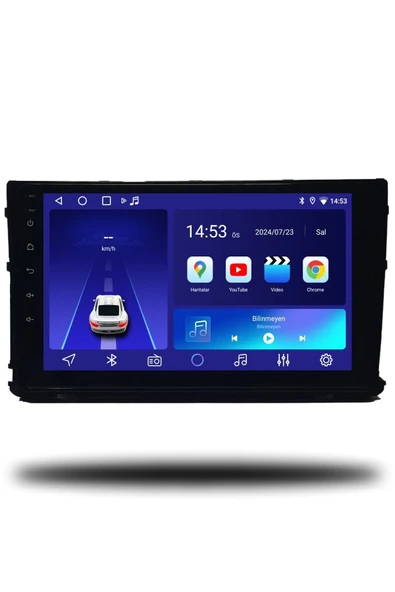 OSKODI Volkswagen Polo 2018-2022 Uyumlu Android Multimedya Carplay 4gb Ram 64gb Hafıza - 1