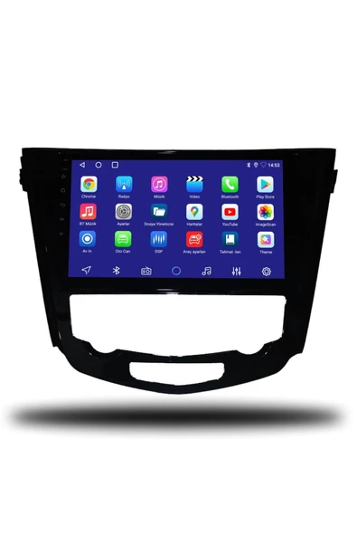 OSKODI Nissan X-Trail 2014-2021 Dijital Klima Uyumlu Android Multimedya + CarPlay + 4GB RAM + 64GB Hafıza - 2