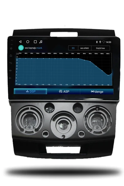 OSKODI Ford Ranger 2006-2011 Uyumlu Android Multimedya + CarPlay + 4GB RAM + 64GB Hafıza - 7