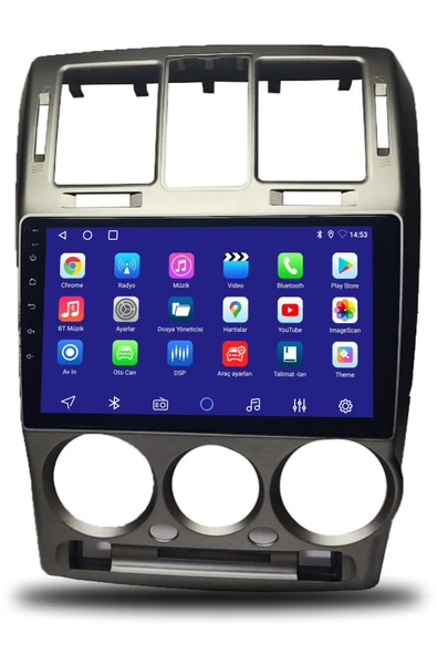 OSKODI Hyundai Getz 2003-2011 Büyük Çerçeveli Uyumlu Android Multimedya Carplay 4gb Ram 64gb Hafıza - Resim 2