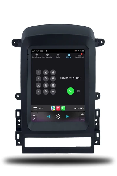 OSKODI Chevrolet Captiva Tesla 2007-2011 Uyumlu Andorid Multimedya + CarPlay + 4GB RAM + 64GB Hafıza - Resim 4