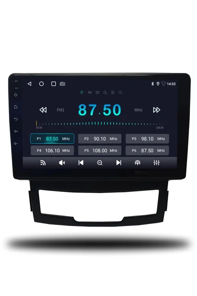 OSKODI Ssangyong Korando 2011-2013 Uyumlu Android Multimedya + CarPlay + 4GB RAM + 64GB Hafıza - 5
