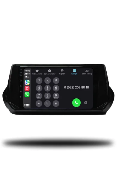 OSKODI Peugeot 2008  2020-2022 Uyumlu Android Multimedya + CarPlay + 4gb RAM + 64gb Hafıza - Resim 4