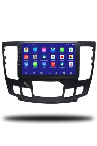 OSKODI Hyundai Sonata 2009-2012 Uyumlu Android Multimedya Dijital Klima + CarPlay + 4GB RAM + 64GB Hafıza - Resim 2
