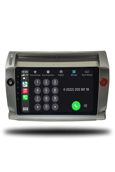 OSKODI Citroen C4 2005-2010 Uyumlu Android Multimedya + CarPlay + 4GB RAM + 64GB Hafıza - Resim 4