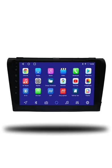 OSKODI Mazda 3 2004-2009 Uyumlu Android Multimedya + CarPlay + 4GB RAM + 64GB Hafıza - Resim 2