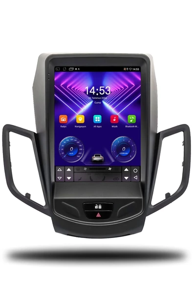OSKODI Ford Fiesta Tesla 2009-2012 Uyumlu Android Multimedya + CarPlay + 4GB RAM + 64GB Hafıza ürün görseli