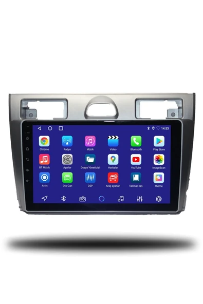 OSKODI Ford Fiesta 2006-2011 Uyumlu Android Multimedya + CarPlay + 4GB RAM + 64GB Hafıza - Resim 2