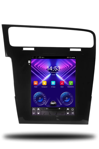 OSKODI Vw Golf 7 Tesla 2013-2021 Uyumlu Android Multimedya Carplay 4gb Ram 64gb Hafıza ürün görseli