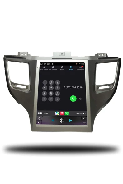 OSKODI Hyundai Tucson Tesla 2015-2018 Uyumlu Android Multimedya + CarPlay + 4GB RAM + 64GB Hafıza - Resim 4