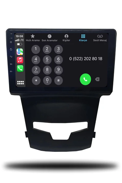 OSKODI Ssangyong Korando 2014+ Uyumlu Android Multimedya + CarPlay + 4GB RAM + 64GB Hafıza - 4