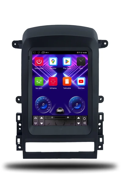 OSKODI Chevrolet Captiva Tesla 2007-2011 Uyumlu Andorid Multimedya + CarPlay + 4GB RAM + 64GB Hafıza - Resim 2