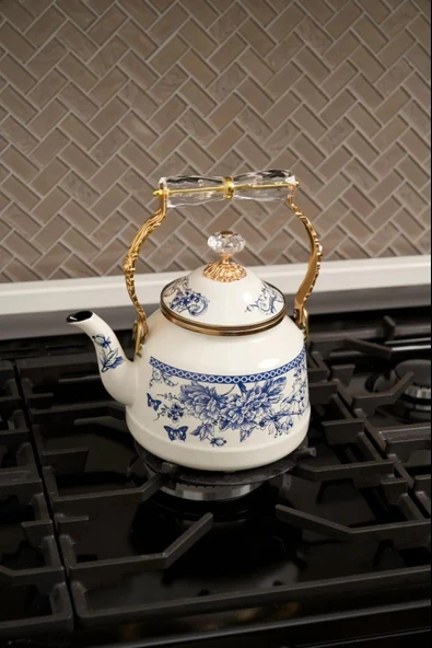 Miss Betty Blue Life Emaye Kettle Demlik 2,5 LT MİSS-8324-25