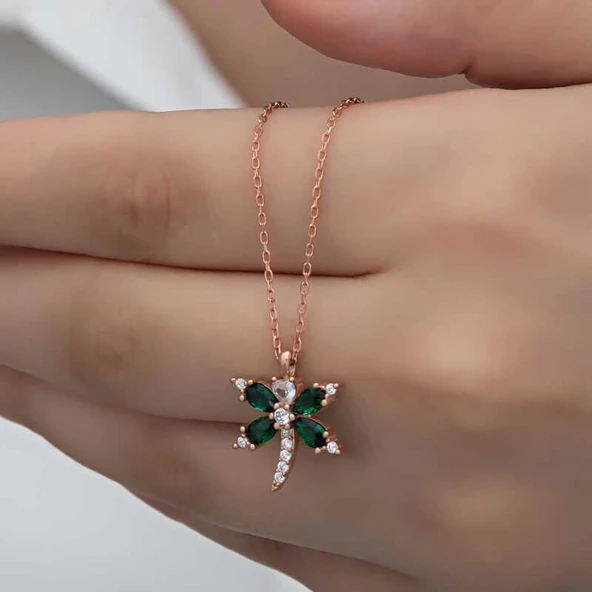 Süpertrend Gümüş Rose Yusufçuk Kadın Kolye - 2