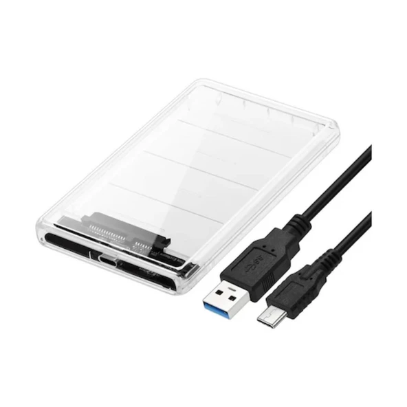 Codegen Codmax CDG-HDC-30TC  2.5" USB 3.1 Sata 3 Şeffaf Harici Harddisk Kutusu