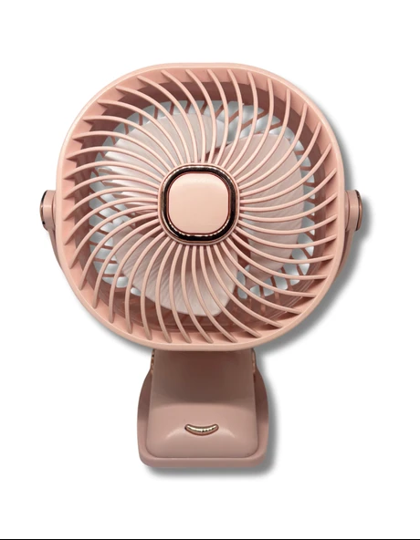 ZB113 Taşınabilir Masaüstü Pembe Usb Fan - 1