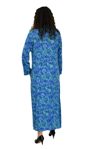 Kadın Çift Cep Kapaklı Elbise BGL-ST04640 - Resim 6