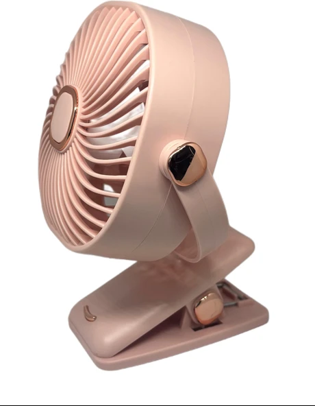 ZB113 Taşınabilir Masaüstü Pembe Usb Fan - 2