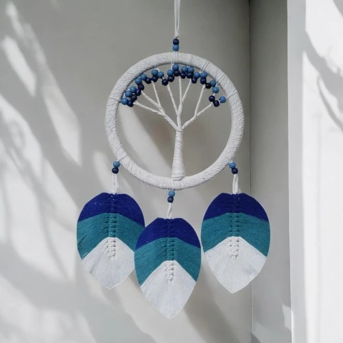 Hayat Ağacı Şekilli Yapraklı Duvar Dekoru - Resim 2