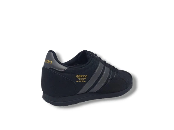 Lescon Nova Siyah Sneakers Spor Ayakkabı - 5