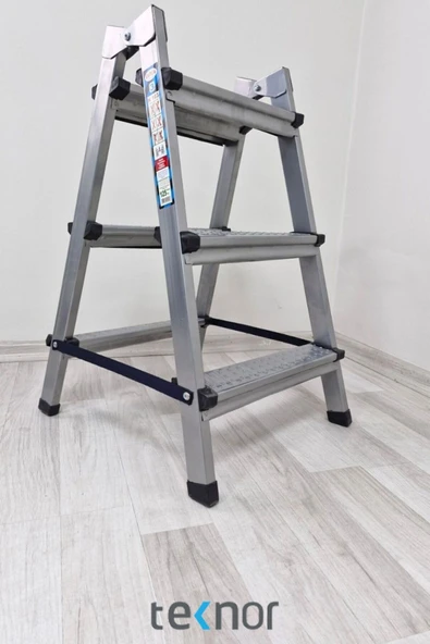 Teknor Kutlu Çift Taraflı 3+3 Metal Merdiven - 2